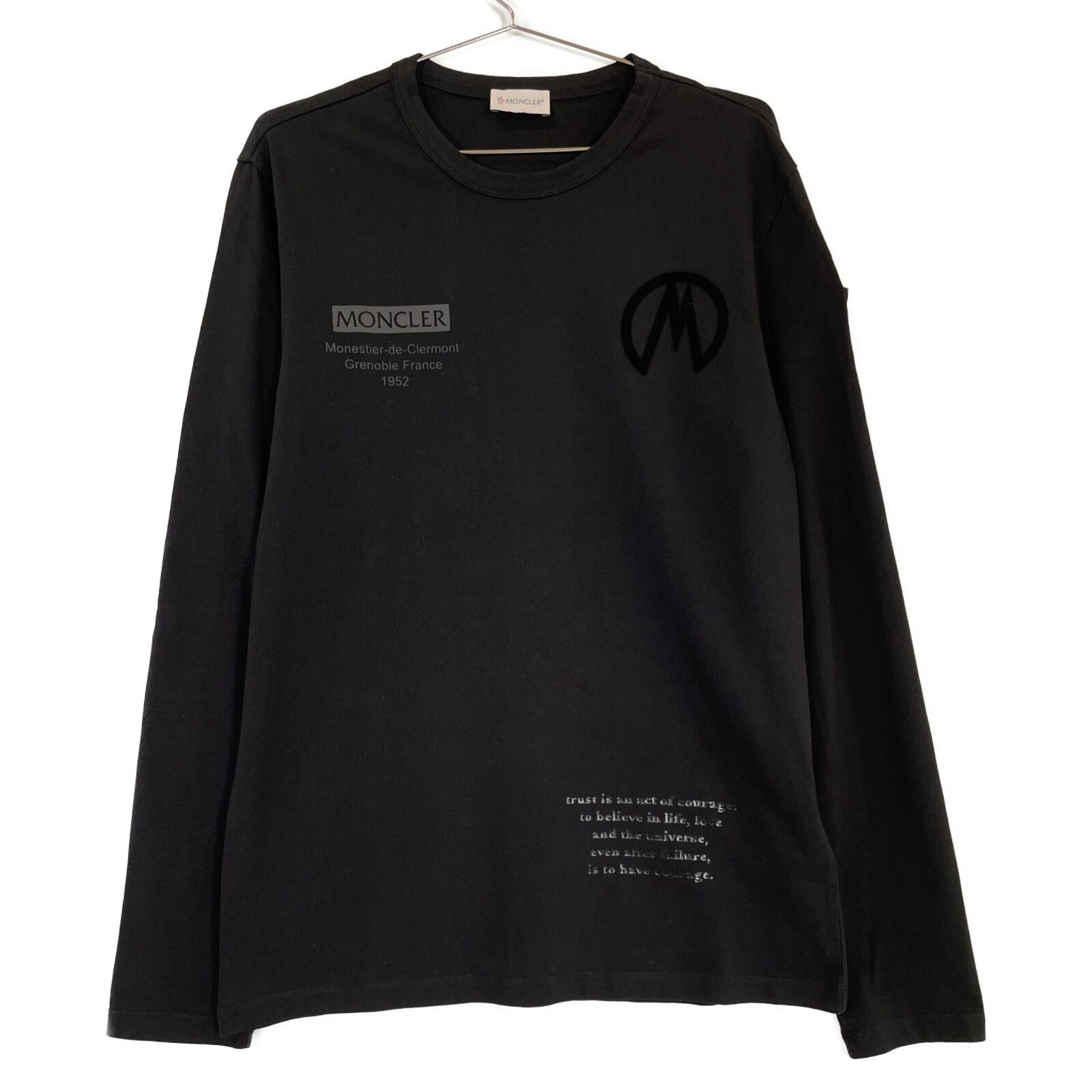 MONCLER モンクレール ブラック MAGLIA Tシャツ M - メルカリ MONCLER モンクレール ブラック MAGLIA Tシャツ M - メルカリ