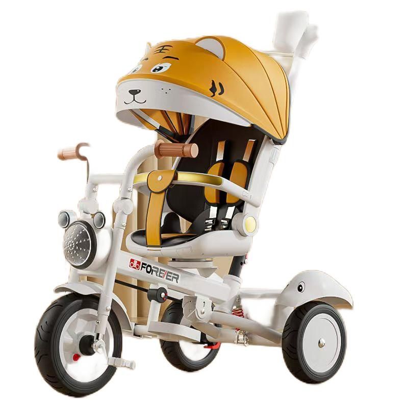 サンタさん必見／ 多機能 三輪車 折りたたみ キッズバイク 対面