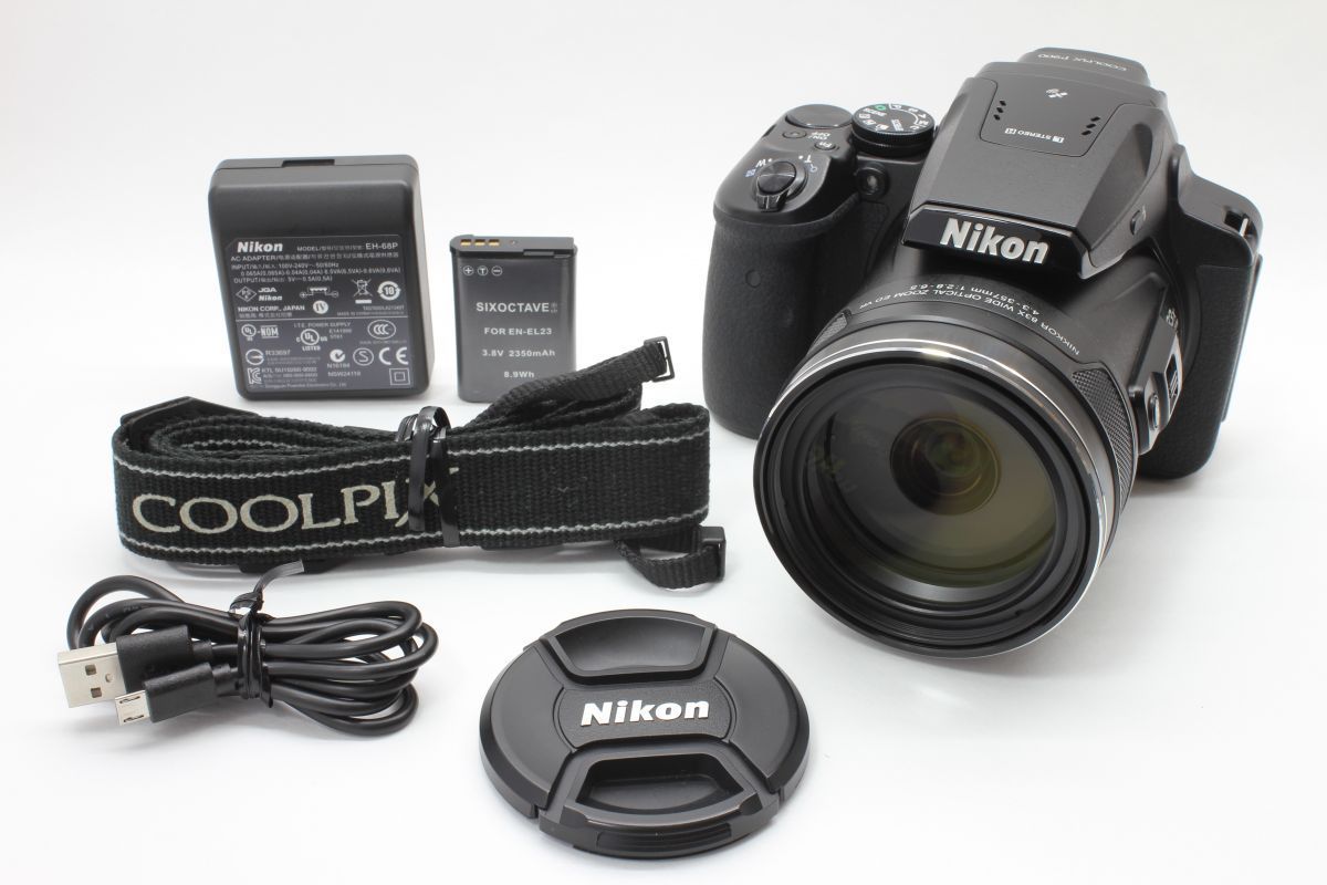 ♥︎◇Nikon COOLPIX P90 ◇近くも遠く撮れる♪ ◇予備バッテリー 格安レンタル]Nikon予備バッテリーEN-EL23（COOLPIX P900、B700