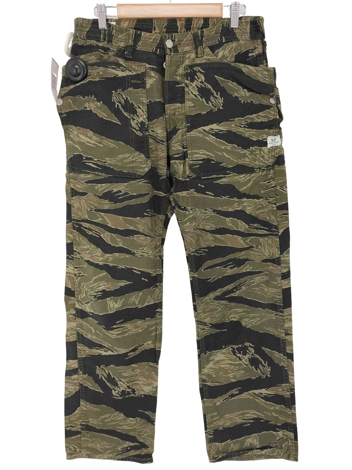 SASSAFRAS Fall Leaf Pants タイガーカモ　迷彩 SASSAFRAS Fall Leaf Pants タイガーカモ 迷彩 SASSAFRAS『FALL LEAF