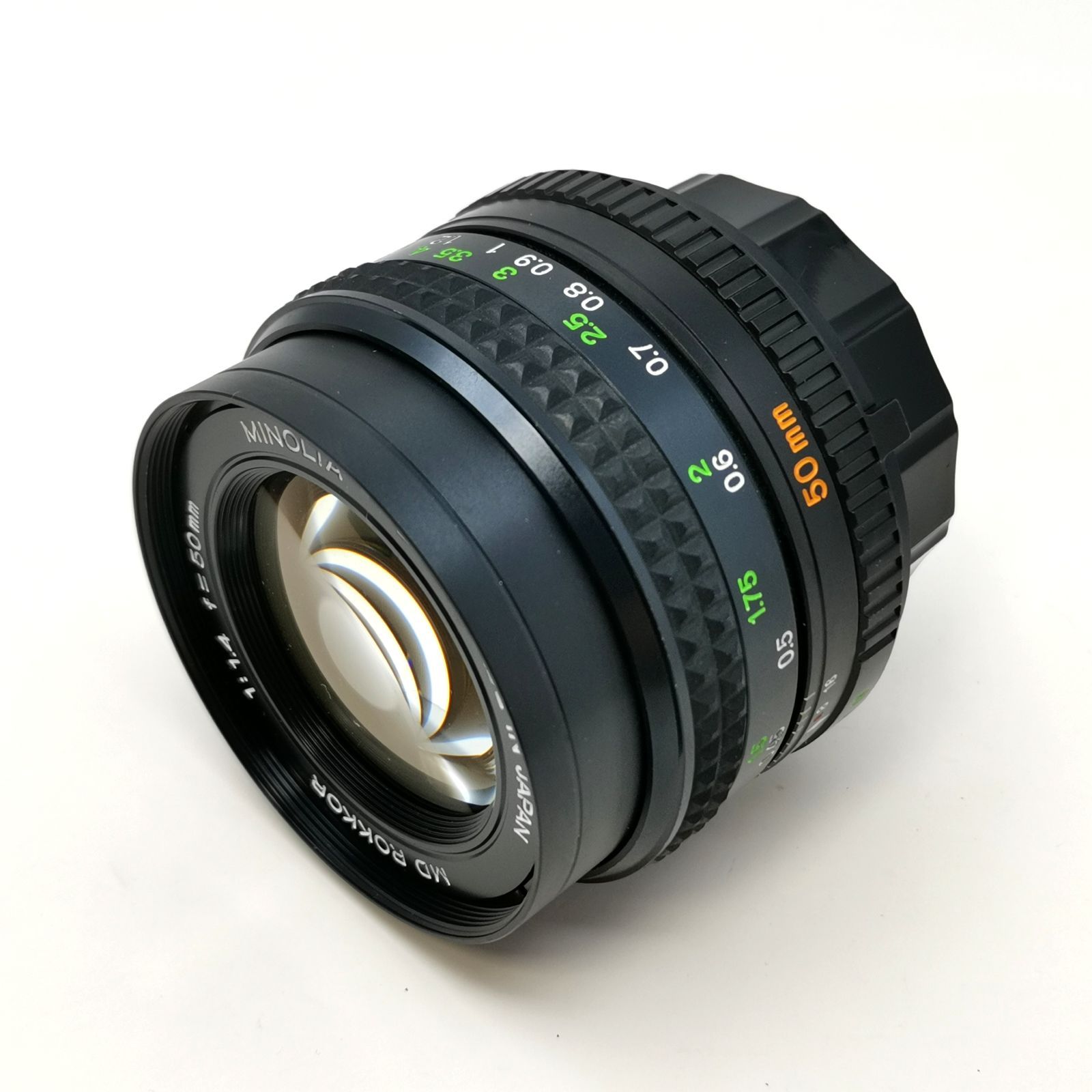 動作品・実写確認済 MINOLTA XD＋MD ROKKOR 50mm f1.4 Minolta 50mm f1.4 MD ROKKOR-X *Orange Logo* *[TESTED] | eBay