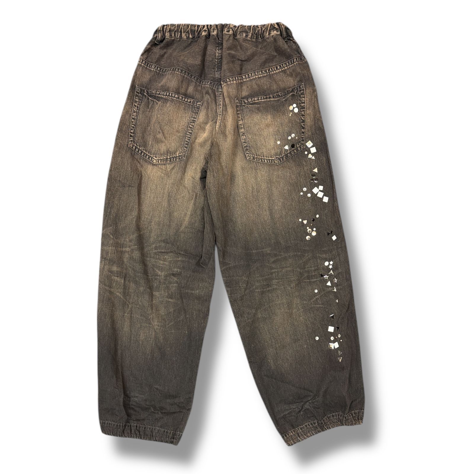 Maison MIHARA YASUHIRO 25AW Embellished Denim Wide Pants エン 