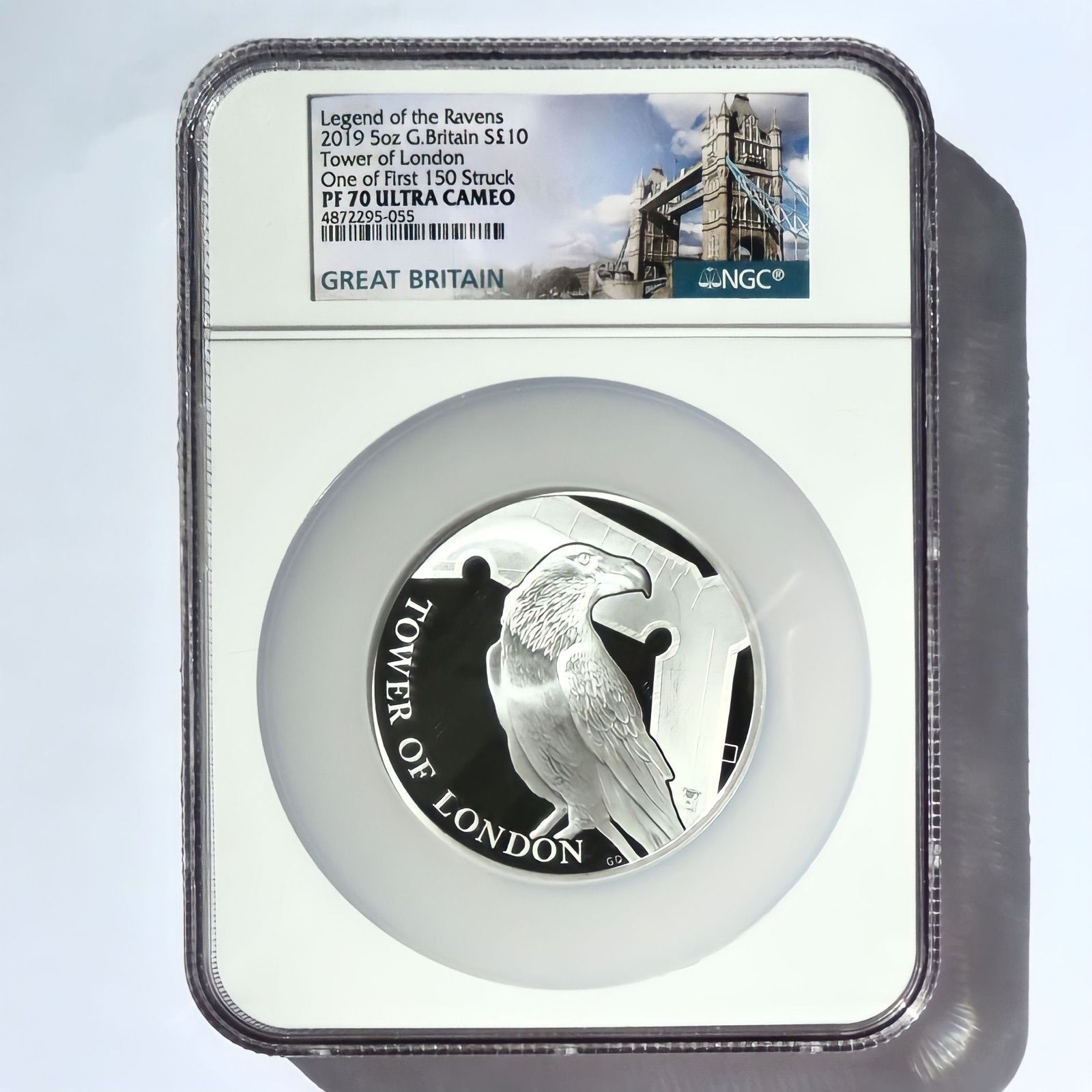 2019年 レジェンドオブザレーバン NGC PF70 UC 10ポンド 銀貨 - メルカリ