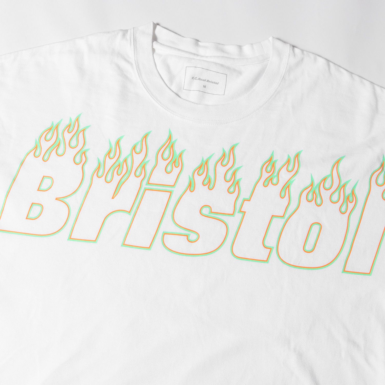 エフシーレアルブリストル　ファイヤ　ロゴ　ファイア　ロンT カットソー　L F.C.Real Bristol エフシーレアルブリストル Tシャツ サイズ:M