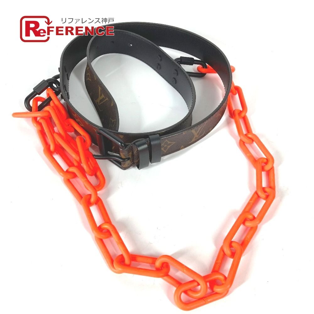 ルイヴィトン サンチュールシグネチャーモノグラムベルト✨オレンジ