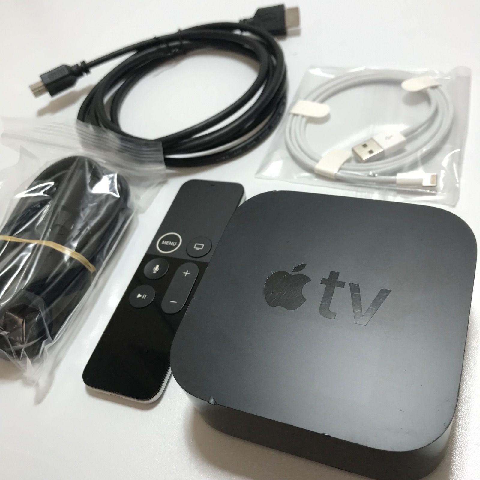 Apple TV HD (第 4 世代) 32GB A1625 HDMIケーブル付 - メルカリAppletvhd