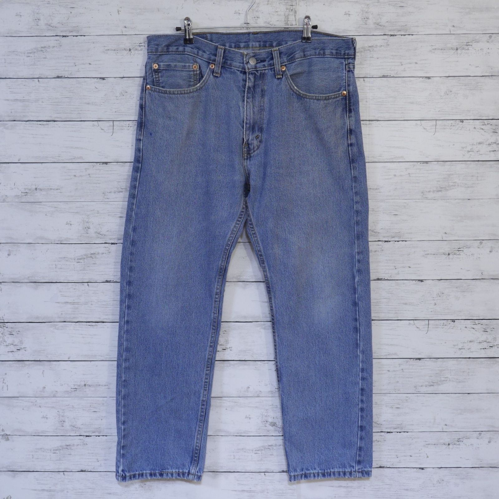 リーバイス 505 デニムパンツ ウォッシュ加工 レギュラーフィット メンズ リンスウォッシュ(0216) W32xL30 : [リーバイス] 505 デニムパンツ ウォッシュ加工