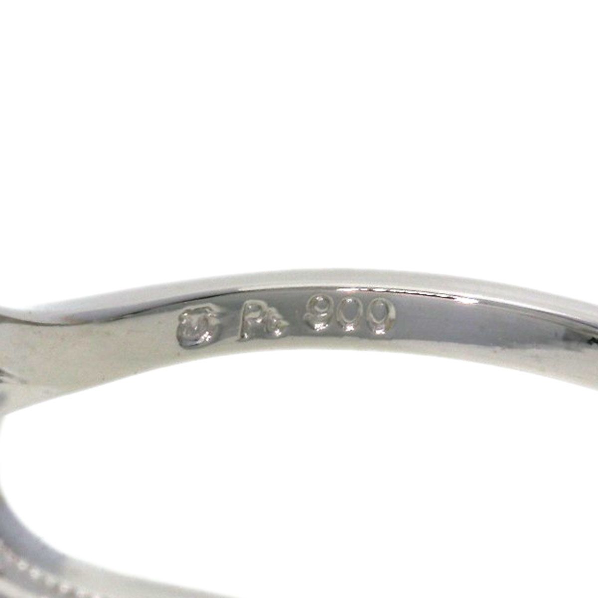 MIKIMOTO ミキモト リーフ パール 真珠 2P ダイヤモンド リング・指輪  