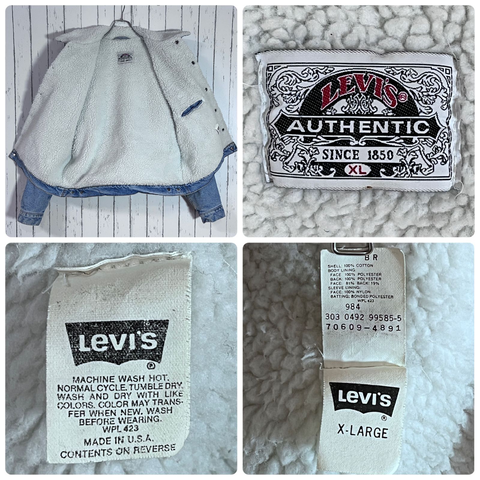 90s USA製 XL Levi