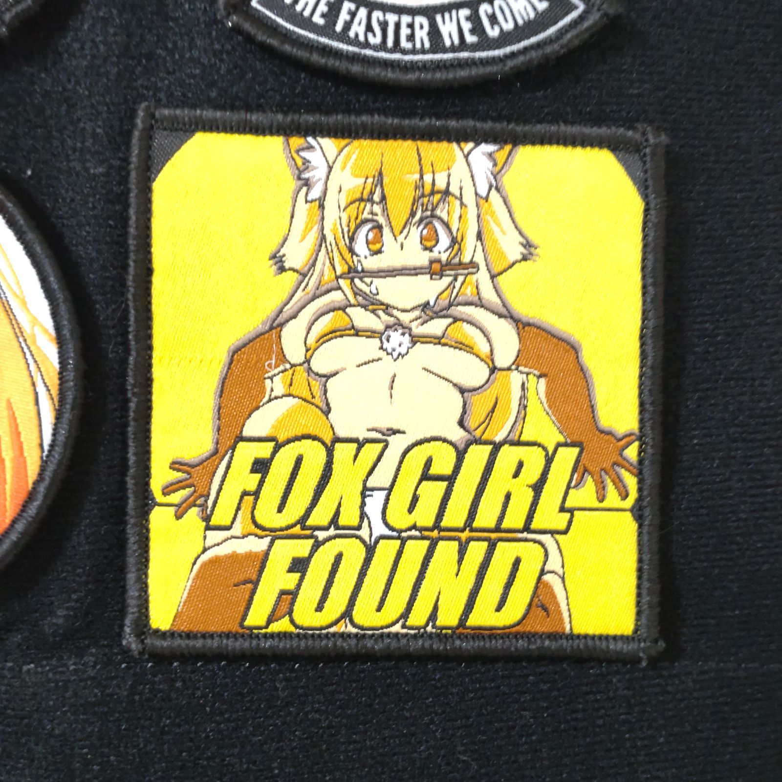 ミリタリーワッペン ベルクロ パッチ FOX GIRL FOUND - ROKO - メルカリ