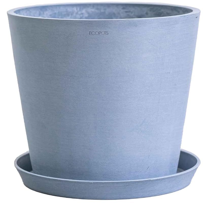 ECOPOTS Amsterdam エコポッツ AND PLANTS アンドプランツ ブルーグレー 鉢L 10号