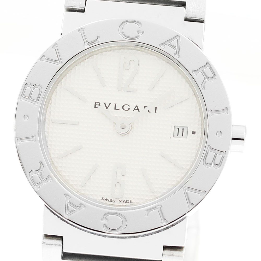 ブルガリ BVLGARI BB26SS ブルガリブルガリ デイト クォーツ レディース保証書付き_913945