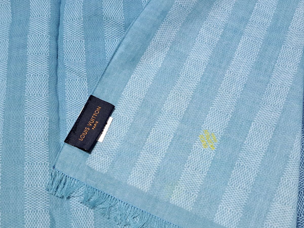 ルイヴィトン 薄手 ストール エトール ダミエ ストライプス メンズ  