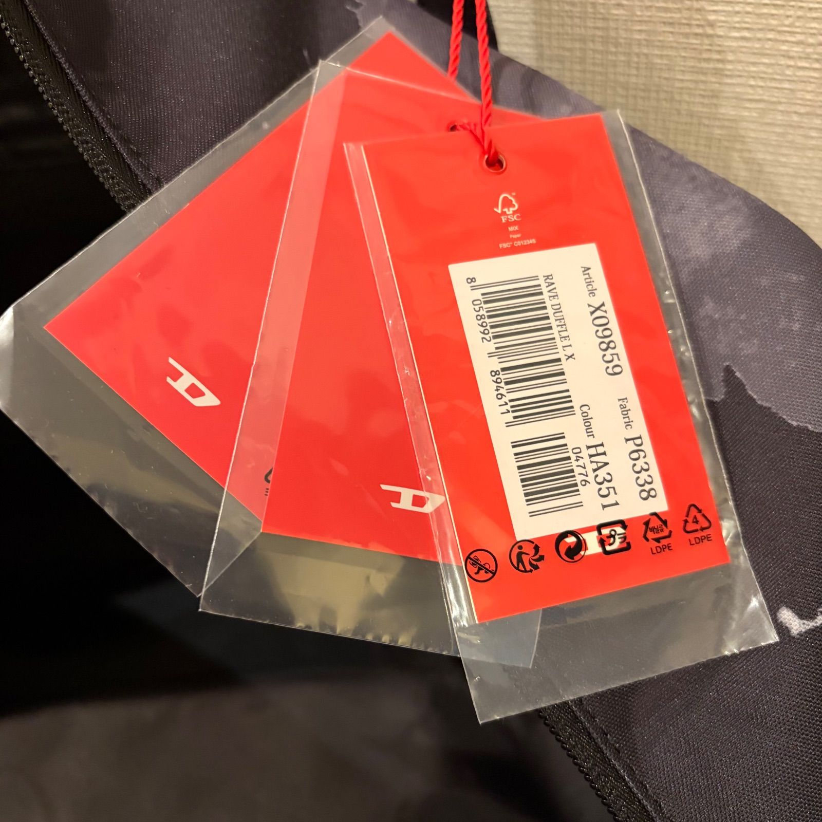 ディーゼル DIESEL ボストンバッグ RAVE DUFFLE LX X09859 P6338