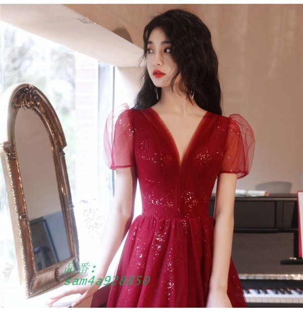 パーティードレス 結婚式 ワンピース ドレス フォーマルドレス お呼ばれ 大きいサイズ 体型カバー レディース 他と被らない 20代 30代 ロング am4a928850