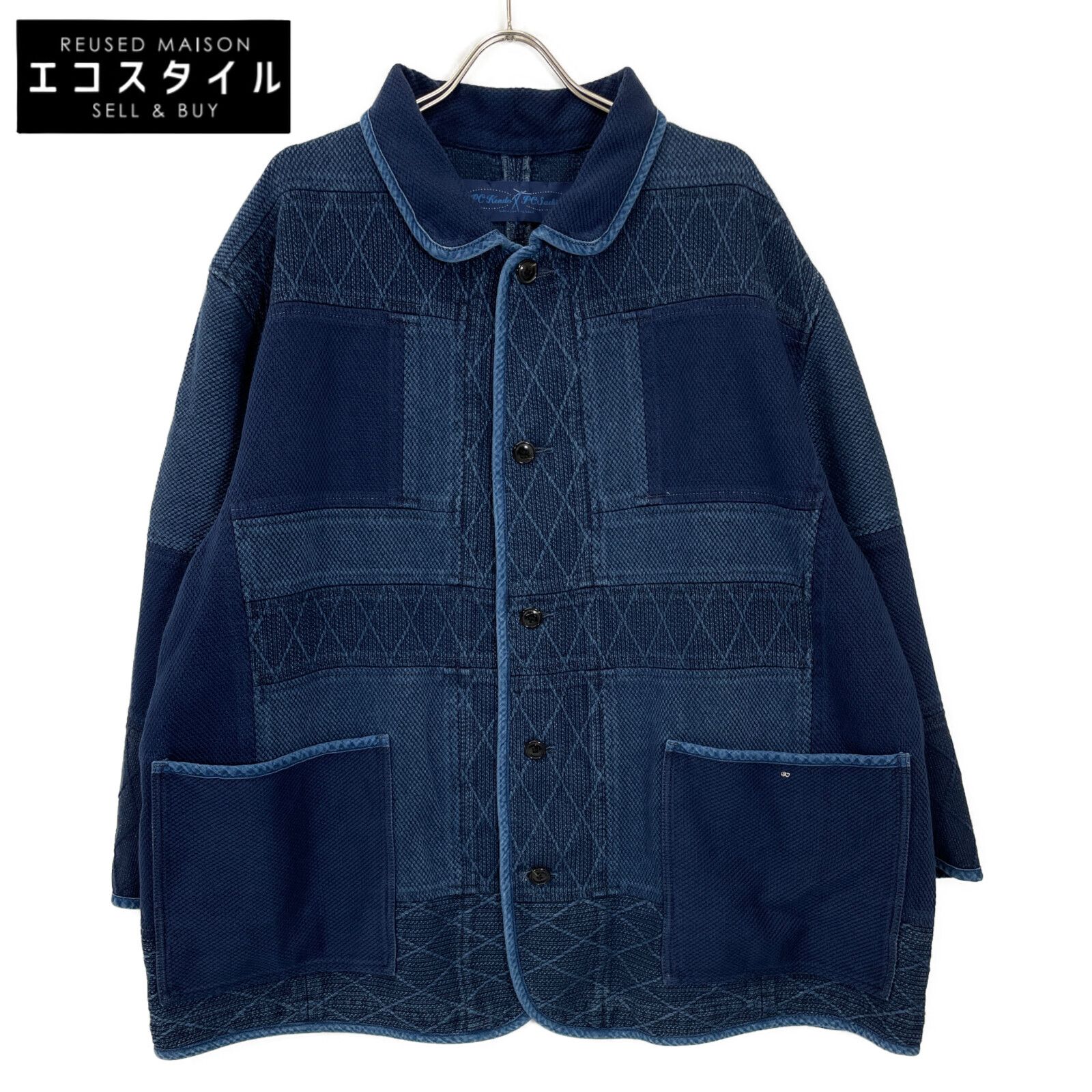 Porter Classic ポータークラシック 【美品/23AW】PC-001-2400 PC KENDO KATSU JACKET W/PLATINUM CHARM ピーシーケンドウカツジャケットウィズプラチナチャーム K