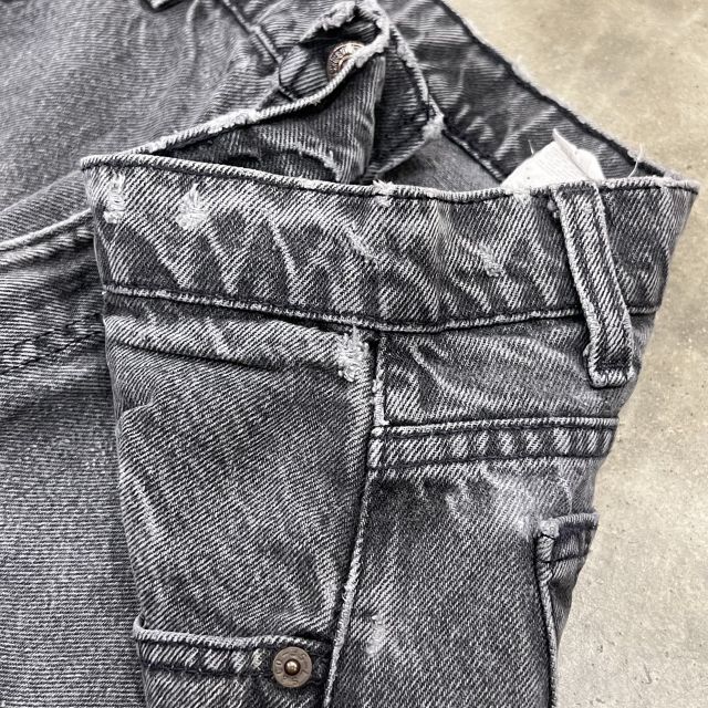 0 90s USA製 Levi W38 ブラックデニム公式 【Levi's / リーバイス】560 USA製　ブラックデニム