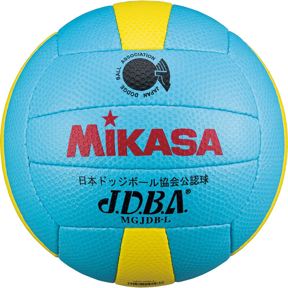 ミカサ MIKASA 小学生用ドッジボール検定球3号  MGJDBL サックス×イエロー