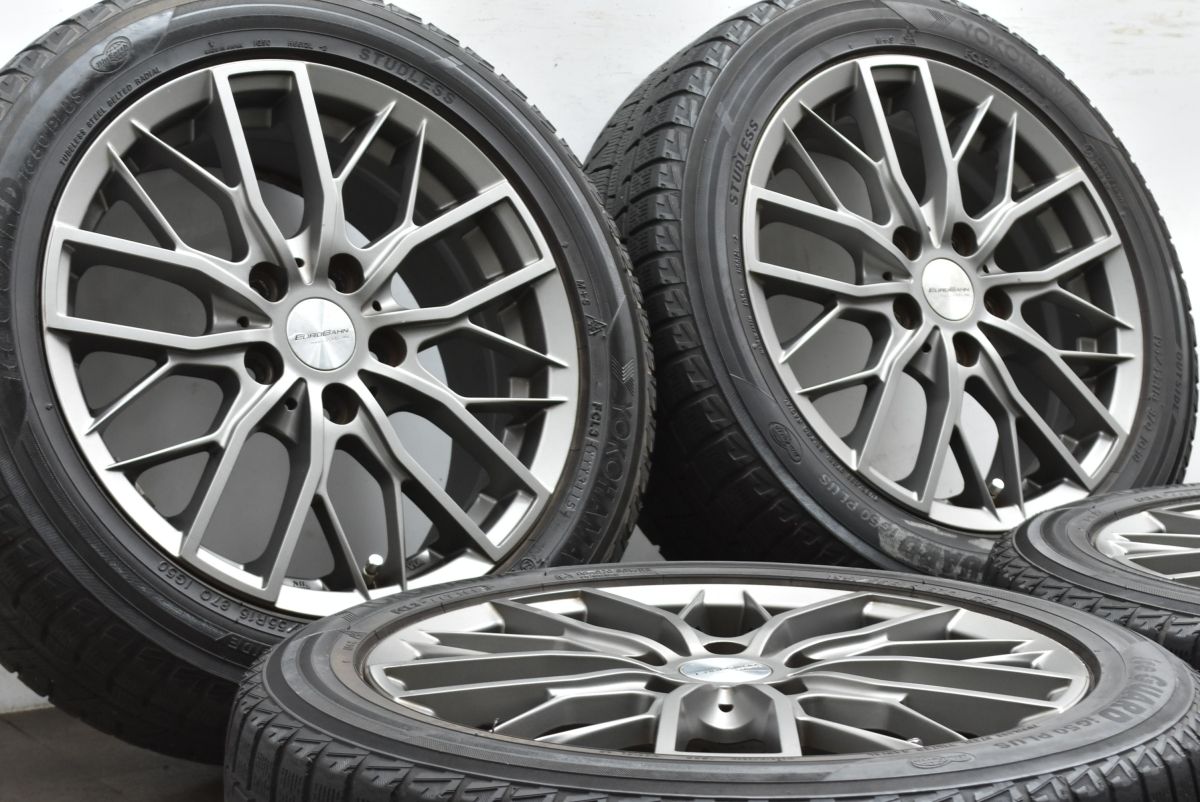 交換用に ユーロバーン 16in 6.5J 54 PCD112 ヨコハマ アイスガード iG50プラス 195|55R16 MINI F55 F56 クーパー F57 コンバーチブル