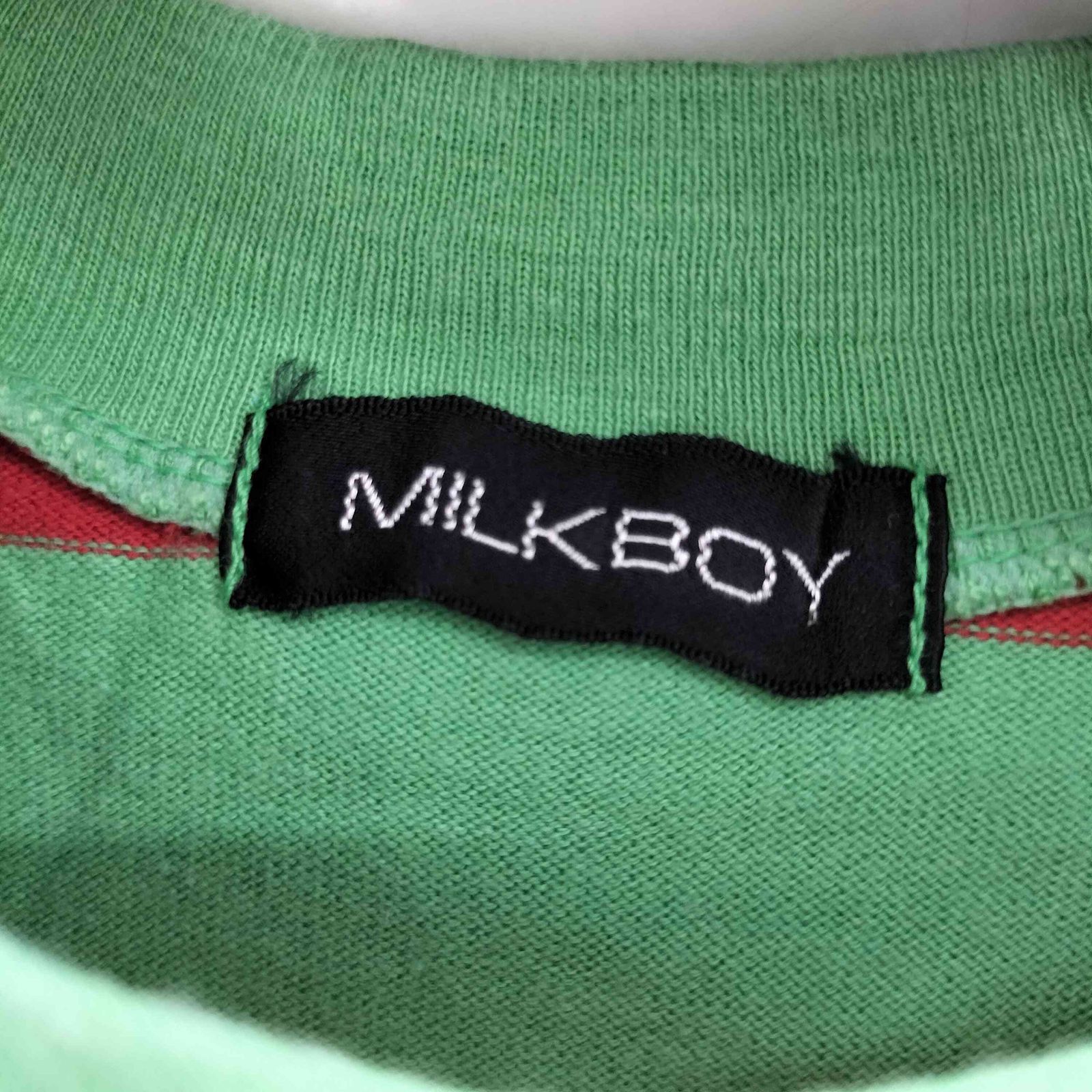 ミルクボーイ MILKBOY 90s 00s old ボーダーTシャツ 安全ピン