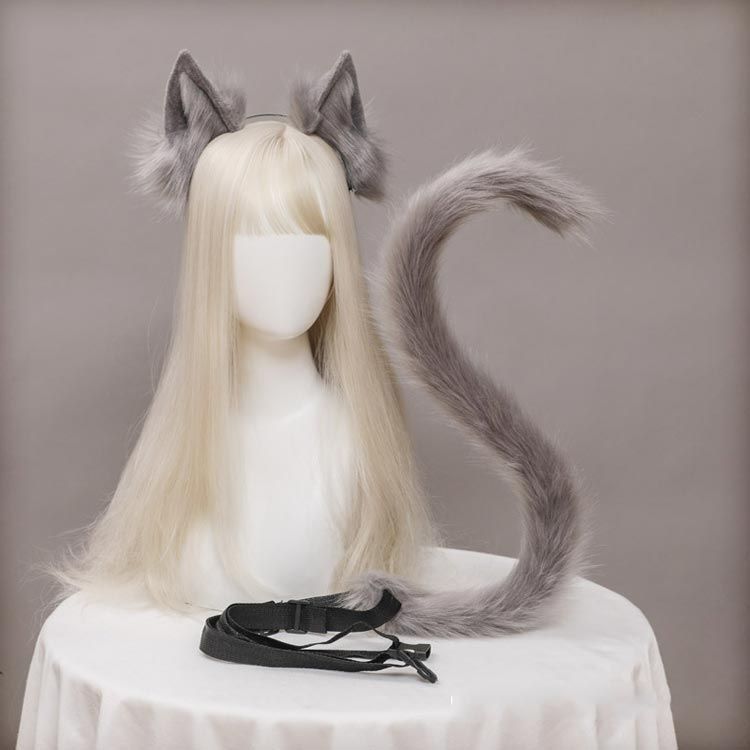 ハロウィン 猫 ねこ耳×しっぽ コスプレ 変装 けもみみしっぽ