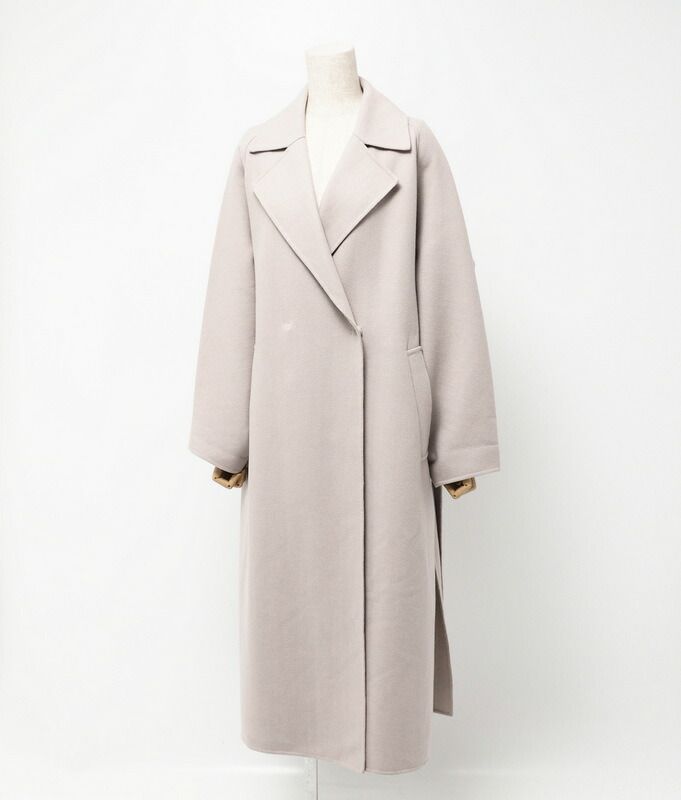 EMBAロングコート 希少色✨ 染めミンク ロングコート グリーン EMBA