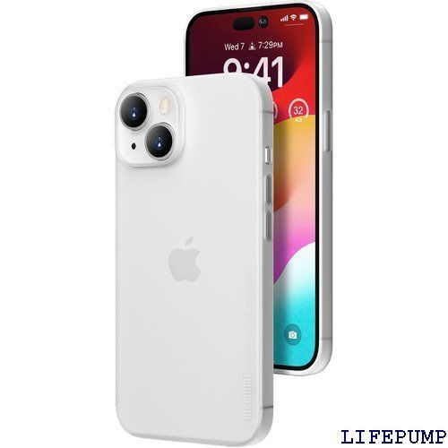 0.3㎜極薄 iPhone 15対応ケース memumiマット質感 オリジナル設計 指紋防止 傷付き防止 ワイアレス充電対応 6.1インチ人気ケース·カバー Trans-White 1533