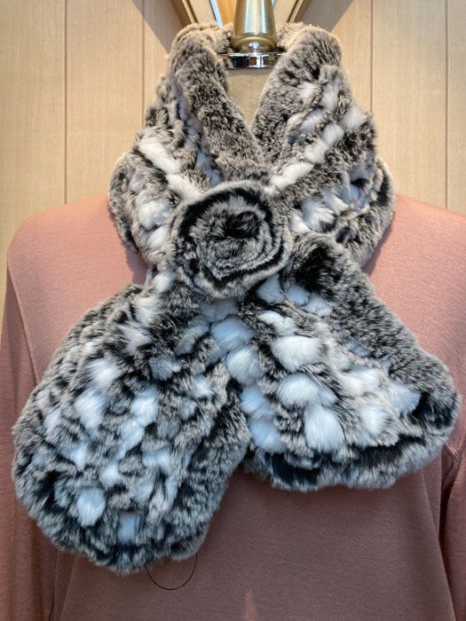 極上★BRONZE社 最高級チンチラマフラー ティペット 極上☆BRONZE社 最高級チンチラマフラー ティペット マフラー ティ