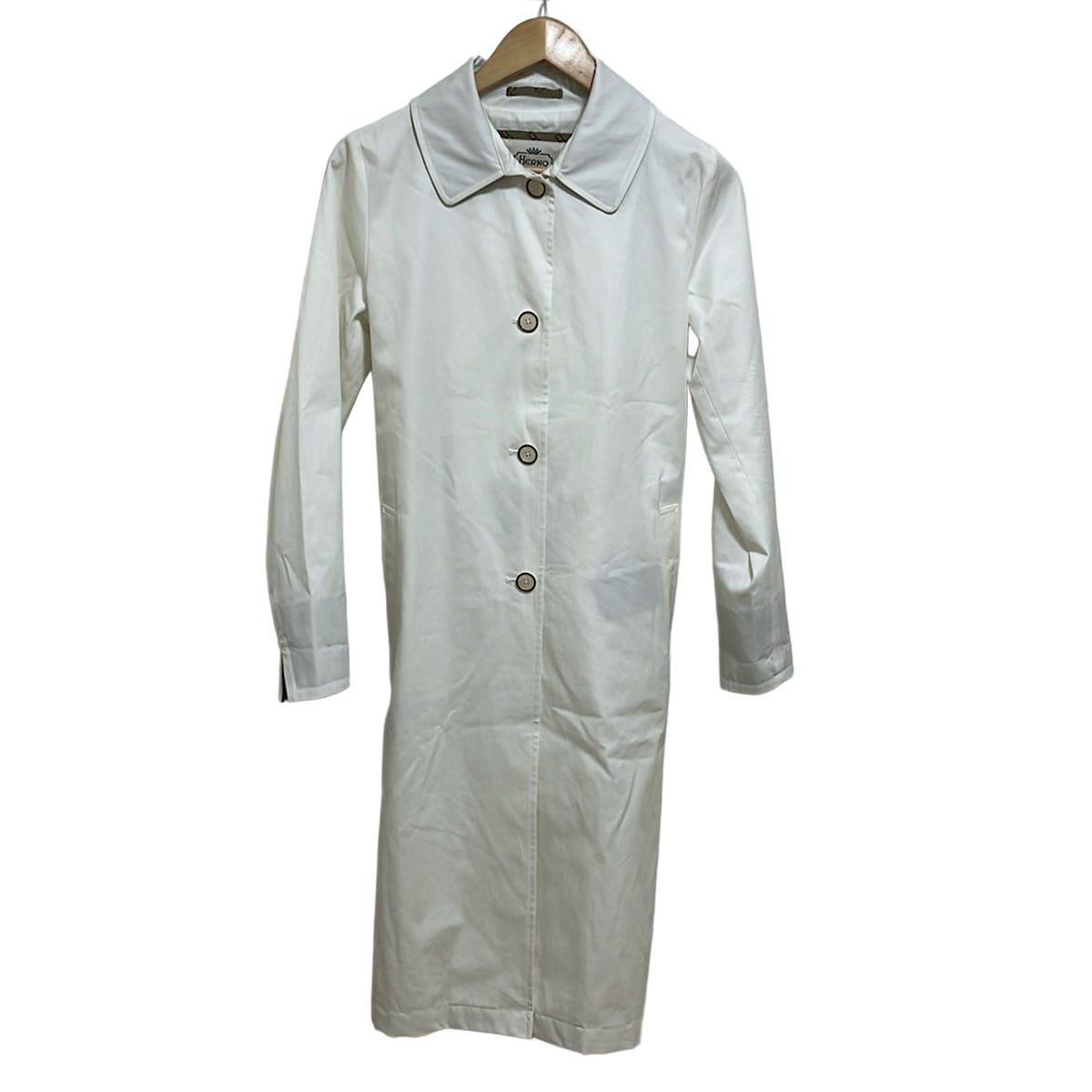 HERNO ヘルノ コート サイズ40 M レディース - 白 長袖 春 秋