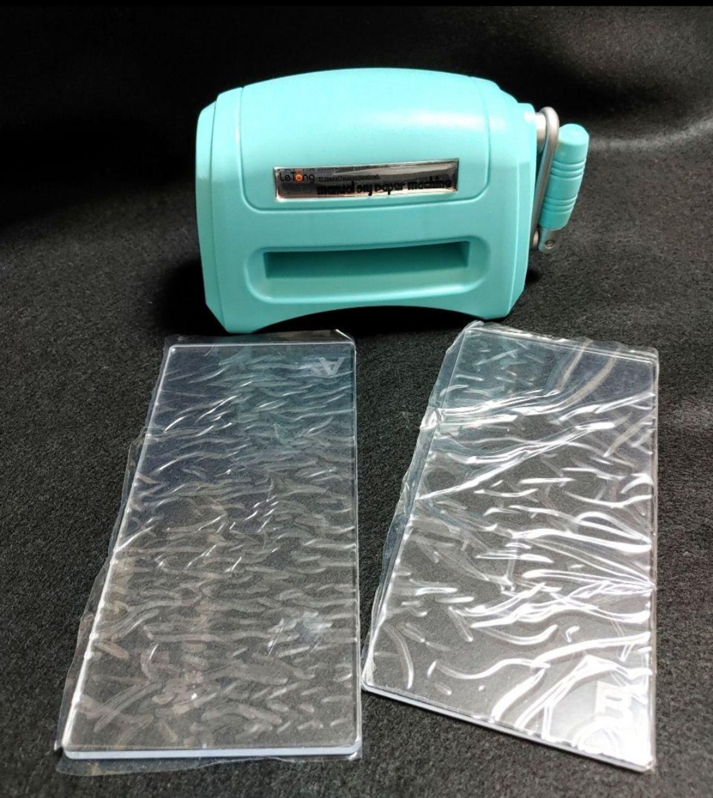 まなこー　送別会♡カッティング ダイ カッティングダイ 本体 水色 カッティングダイマシン ダイカット