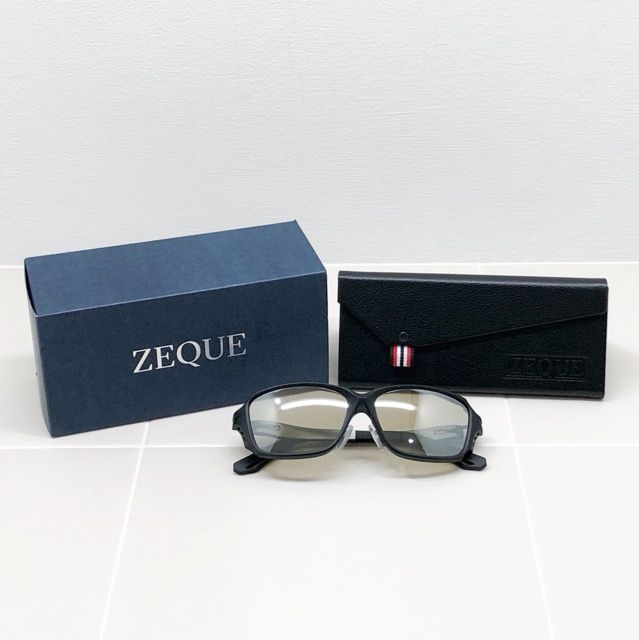 ZEQUE|ゼクー シェイド F-2240 偏光サングラス マットブラック|ガンメタル 84785-007