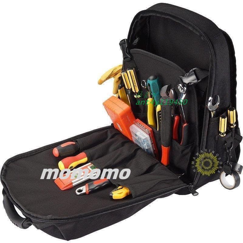ツールバッグ 工具リュック リュックサック バックパック 底部補強 作業カバン 作業用バッグ 持ち運びやすい 大容量 耐摩耗 工具整理 工具収納 ant4y119480
