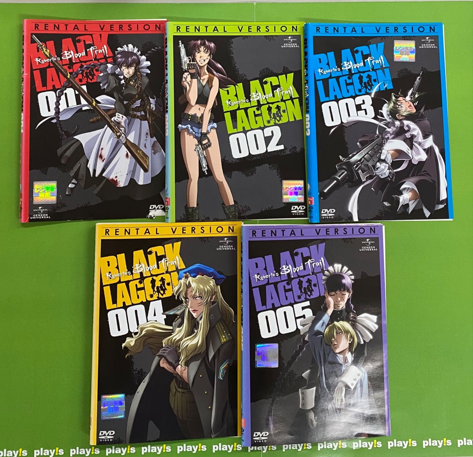 BLACK LAGOON Roberta's Blood Trail [レンタル落ち] 全5巻