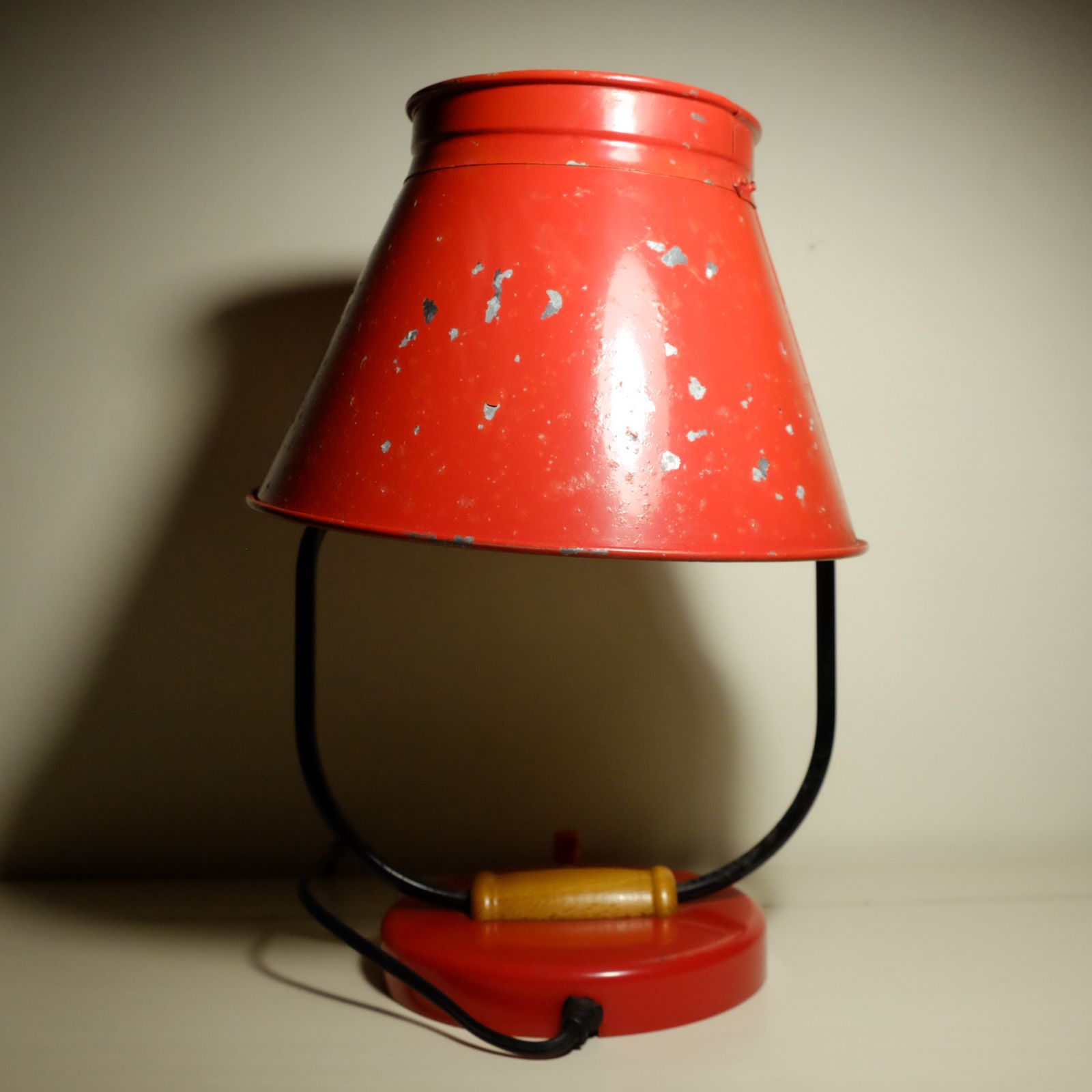 ナショナル 松下電工株式会社 LAMP HOUSE バケツライト レッド