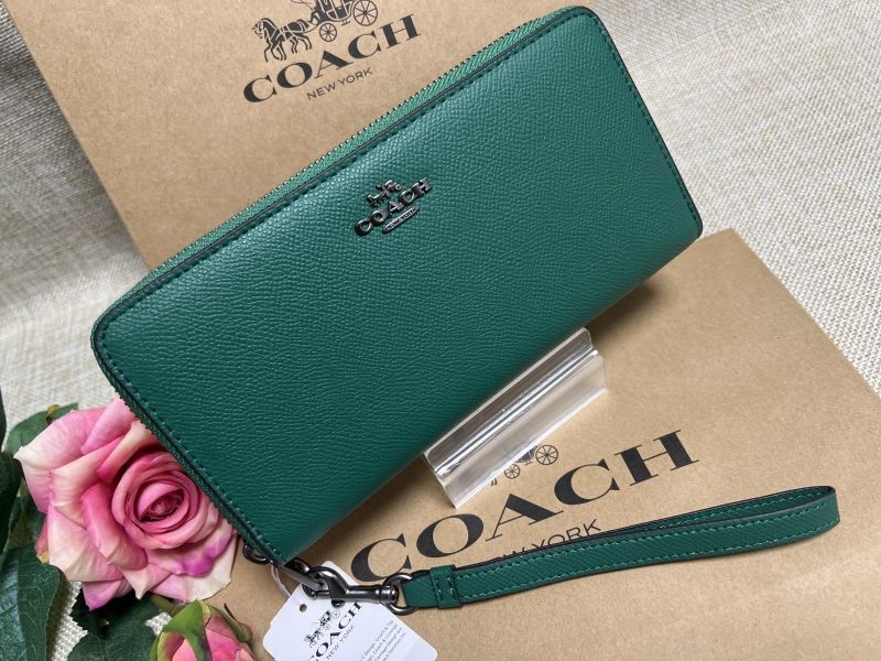 コーチ] COACH 長財布 FC3441 C3441 クロスグレーン レザー ロング