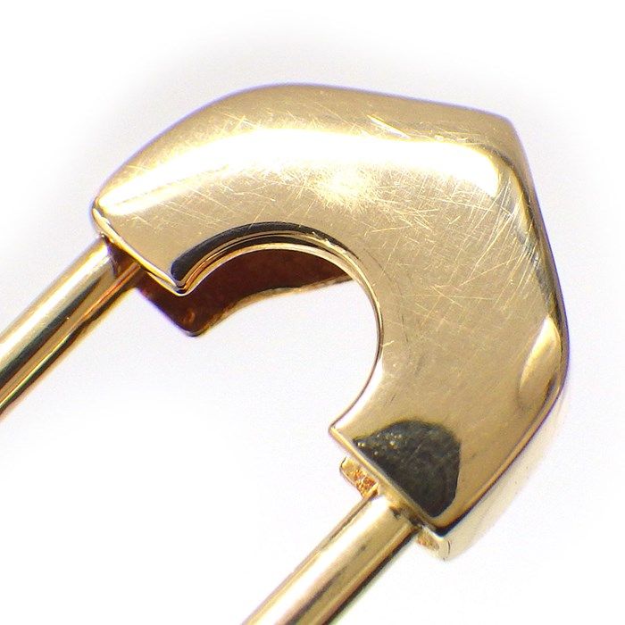 カルティエ Cartier ブローチ アントルラセ C2 2C ピンブローチ 安全