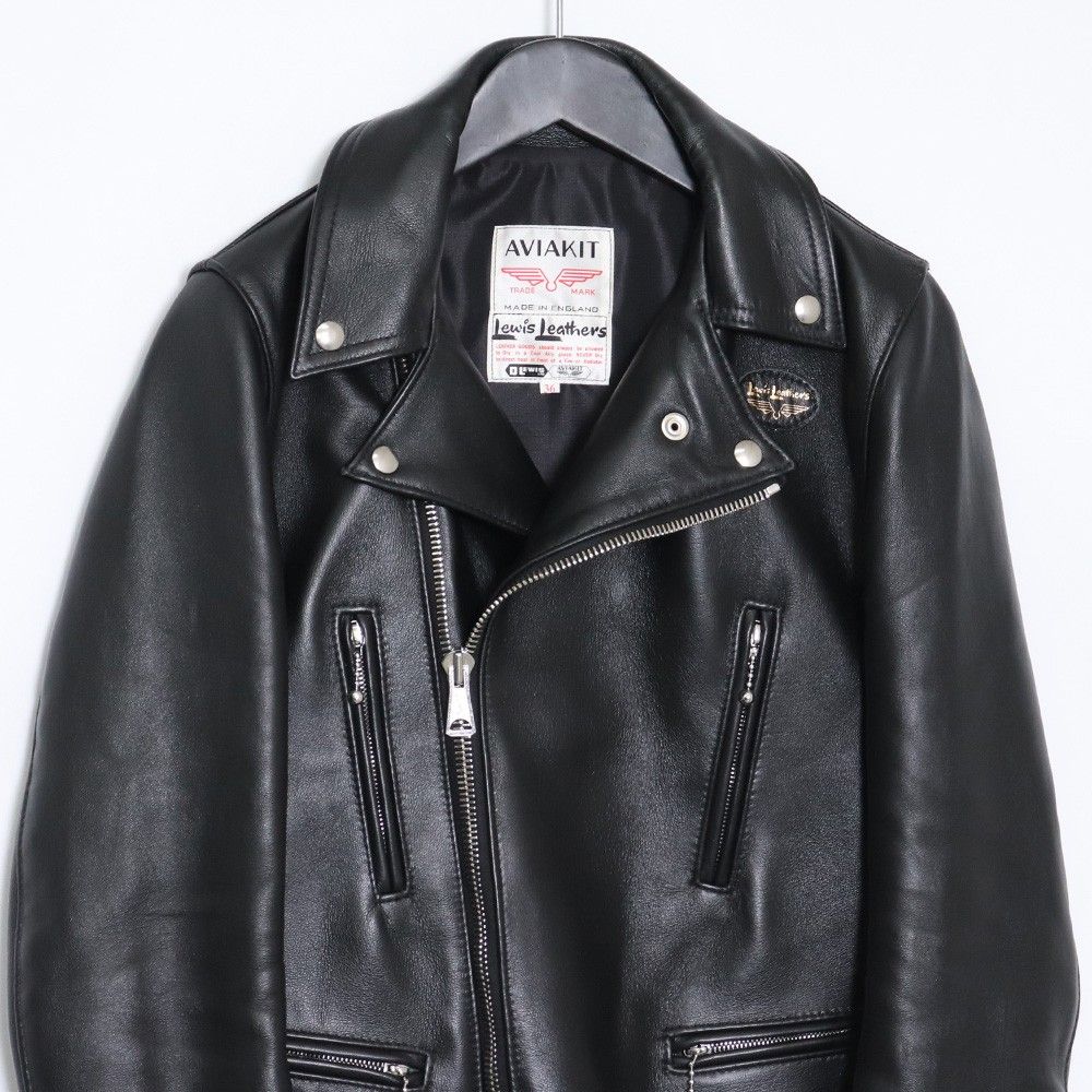 Lewis Leathers ライトニング 36 BLACK ダブルライダース Lewis Leathers◇LIGHTNING/ライトニング/ダブルライダース
