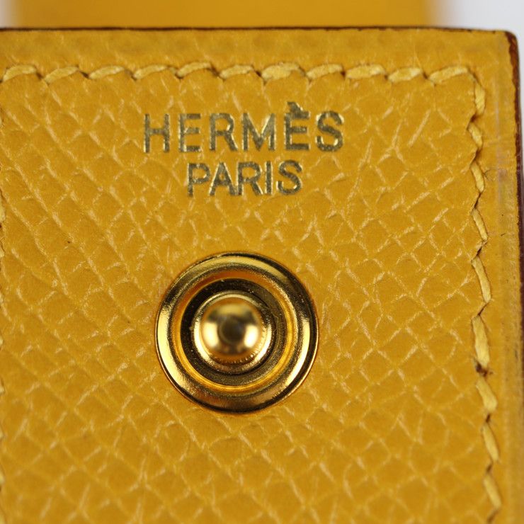 HERMES エルメス ガムケース その他小物 クシュベル イエロー ゴールド