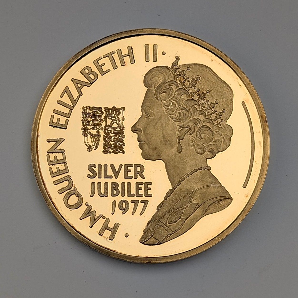 1977年 英国エリザベス2世女王 シルバージュビリー 純銀