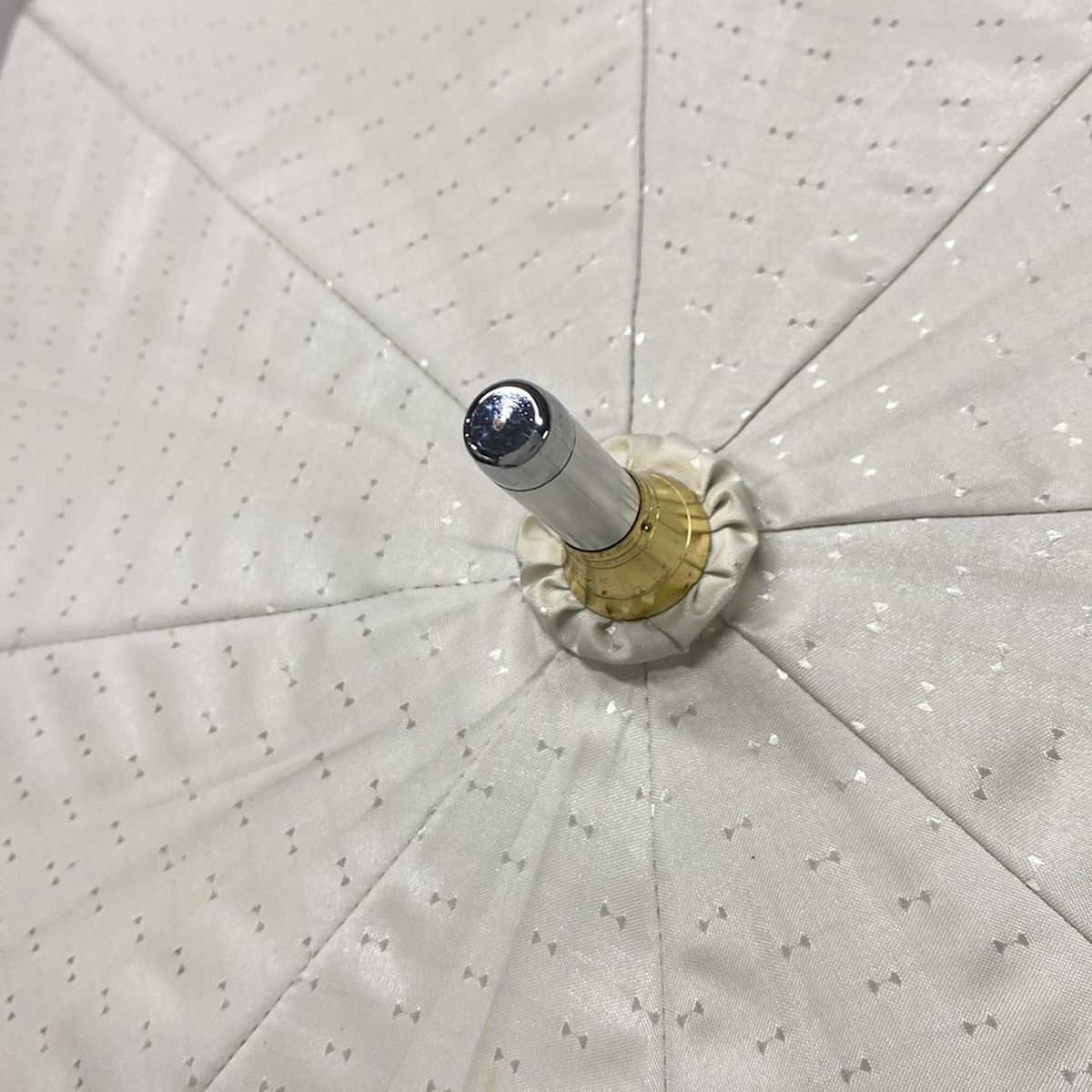 LANVIN en Bleu(ランバンオンブルー) 傘 - ベージュ 晴雨兼用傘