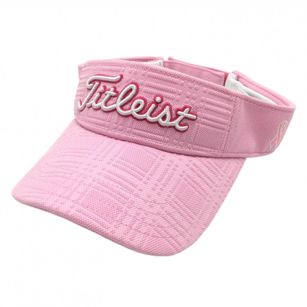 【美品】タイトリストバイザー Titleist タイトリスト ゴルフウェア サンバイザー 春 夏 ツアー