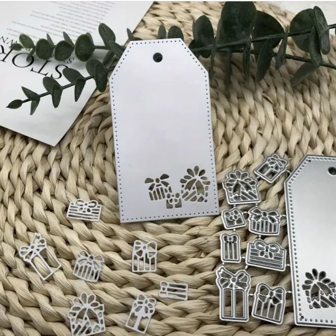 しえる♡　クリスマスカードタグ♡カッティング ダイ カッティングダイ クリスマスタグ - メルカリ