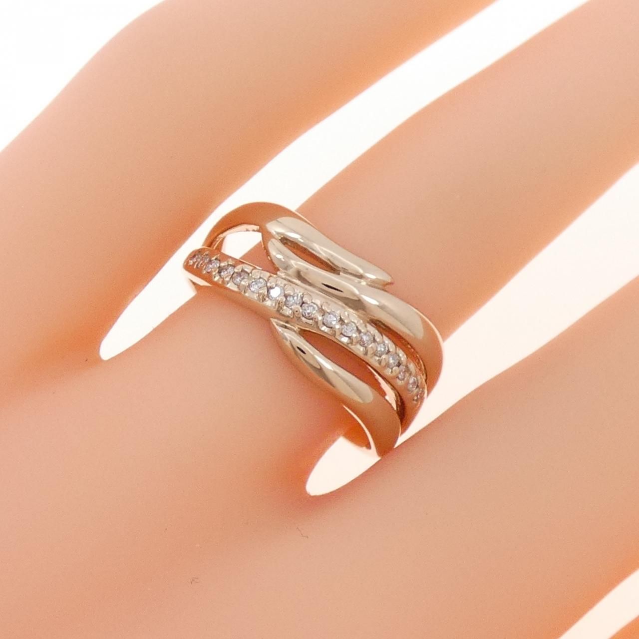 K10PG ダイヤモンド リング 0.09CT - メルカリ