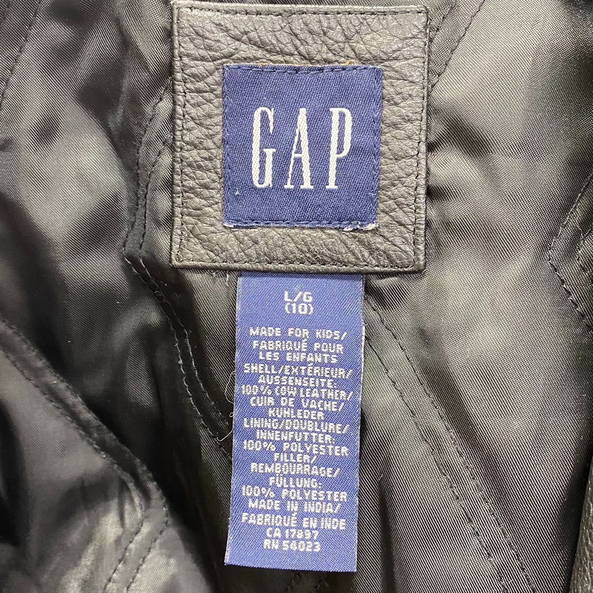 OLD GAP レザージャケット 牛革 Lサイズ レザージャケット OLD GAPオールドギャップ 90s 本革100% 牛革