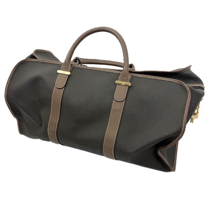 dunhillダンヒル ボストンバッグ ハンドバッグ トラベルバッグ　南京錠付き ダンヒル Dunhill ボストンバッグ カナデ付き 南京錠 旅行 底板