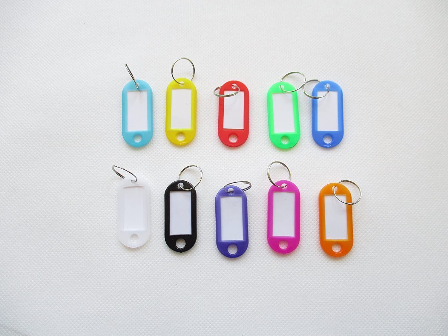 タグ キーホルダー 名札 100個セット 大量 業務用