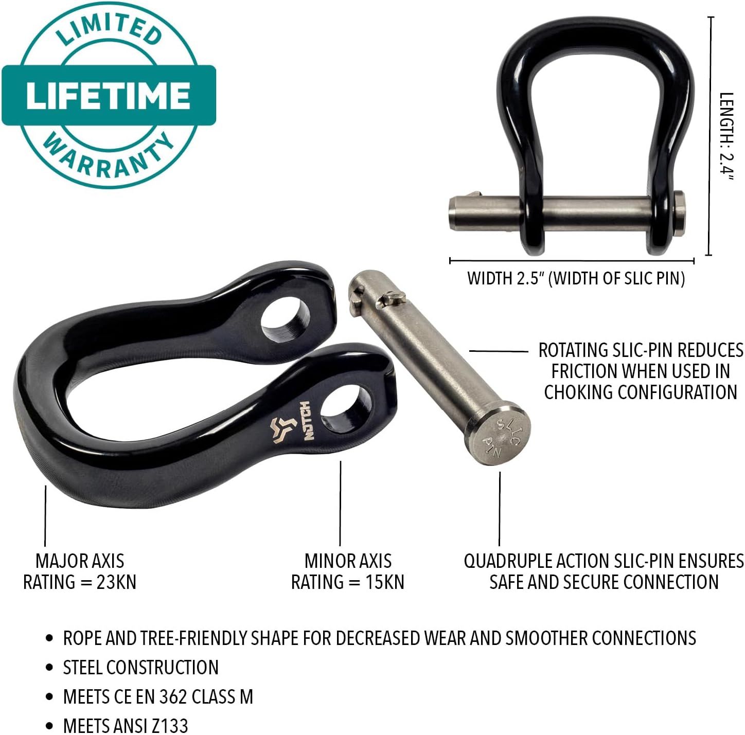 ノッチCEクイックシャックル 99706