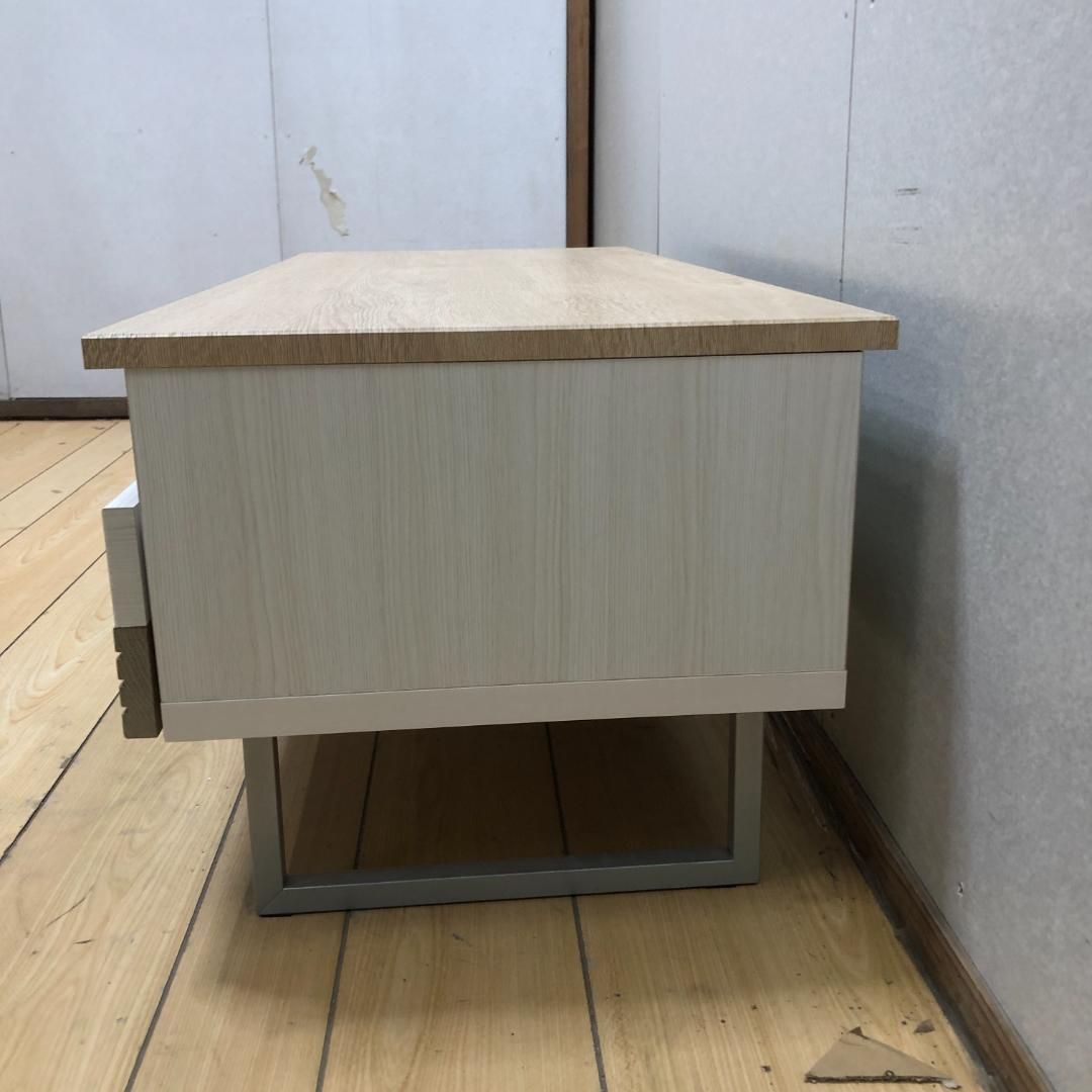 美品 ナチュラル木目ローボード テレビ台 幅90cm 北欧風 　250720-9 美品 ナチュラル木目ローボード テレビ台 幅90cm 北欧風