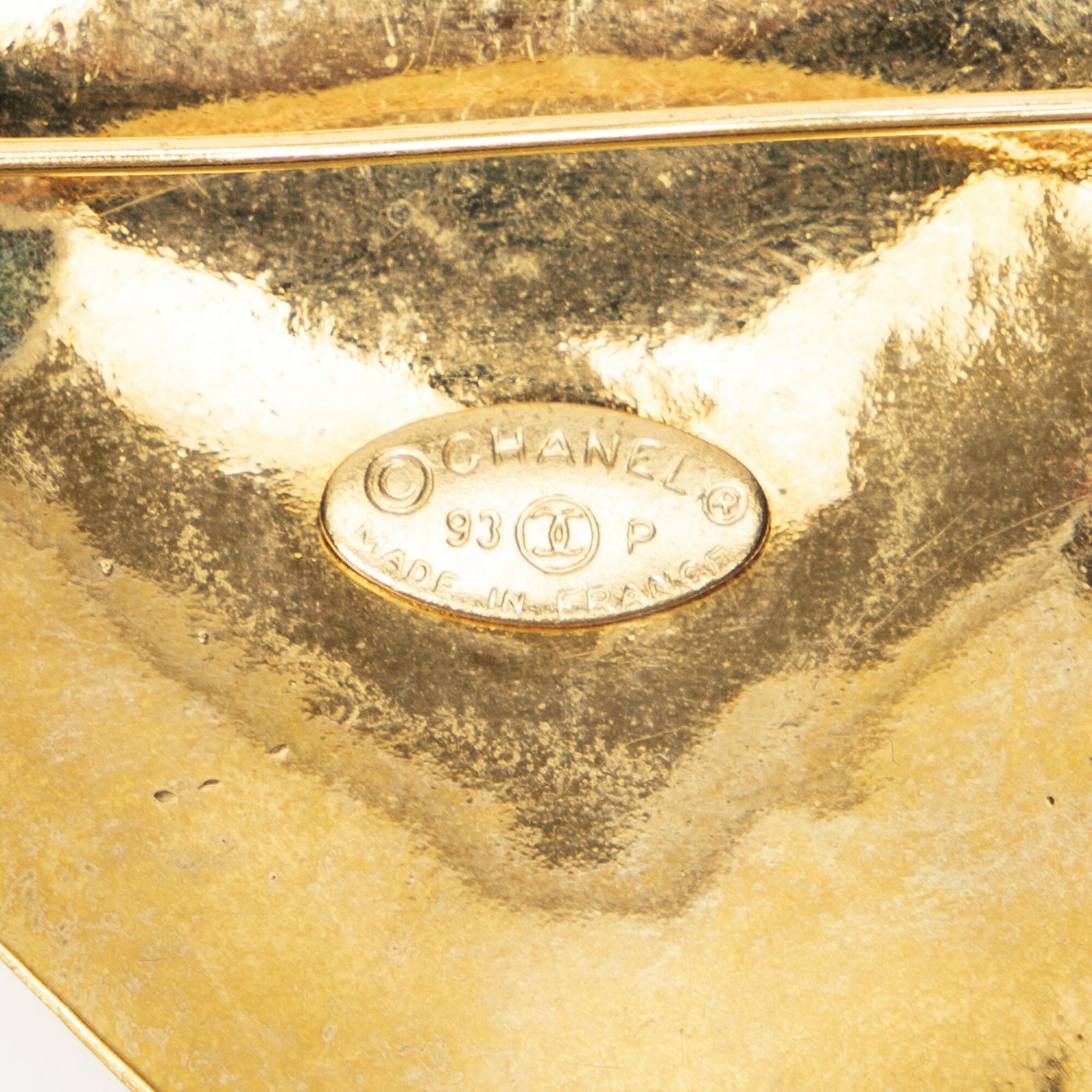 CHANEL シャネルCCハートブローチ金金メッキA TALLINNNEXPO_COM