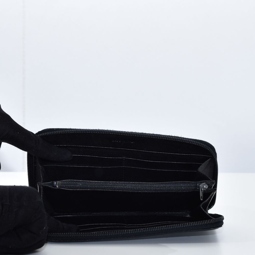 中古USED PRADA 財布 サフィアーノ ブラック 2250002472512 中古USED PRADA 財布 サフィアーノ ブラック 2250002472512